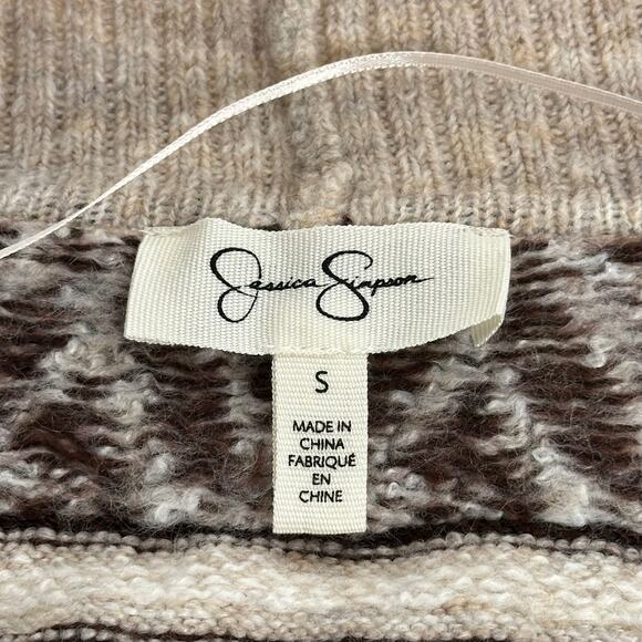 Jessica Simpson Aztec Western Open Front Cardigan Sweater Long Duster Womens S - Picture 8 of 10